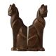 Pair Of Brass Siamese Cat Bookends